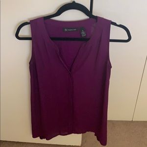 INC purple blouse